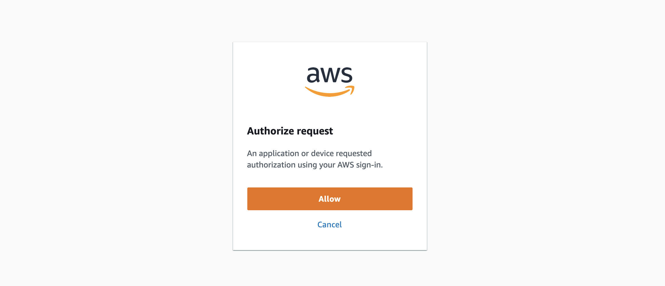 Fig 1. Authorize request